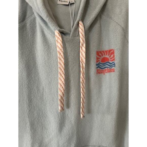 NWT Rhythm Women's Vintage Graphic Dawn Hoodie Beach Sweatshirt Sky Blue Size L - Picture 2 of 8